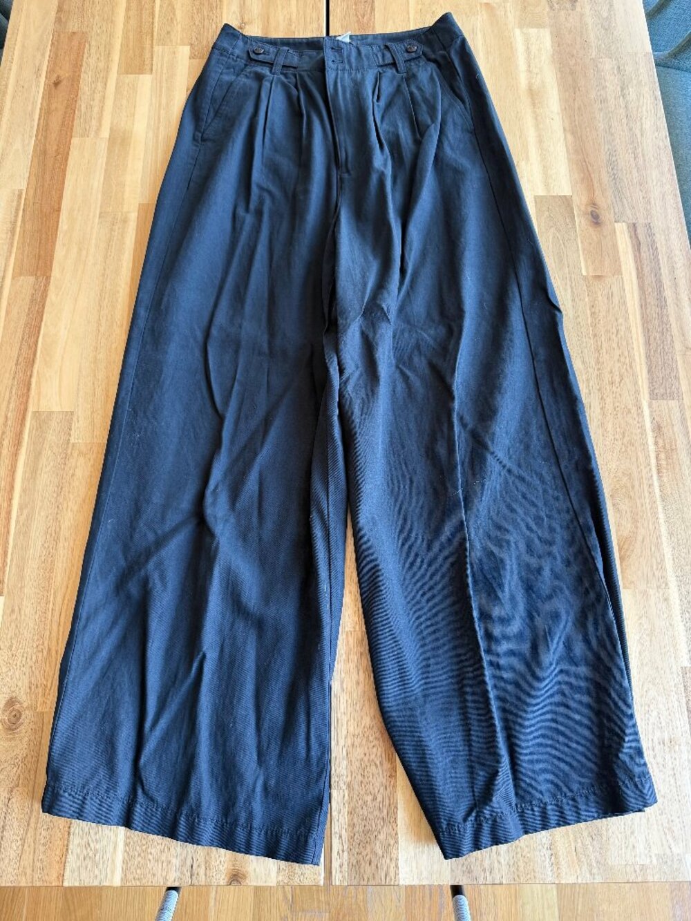 Madewell Harlow Wide-Leg Pants in Black